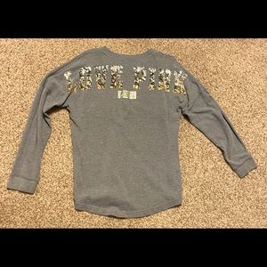 Pink gray with Gold sequence